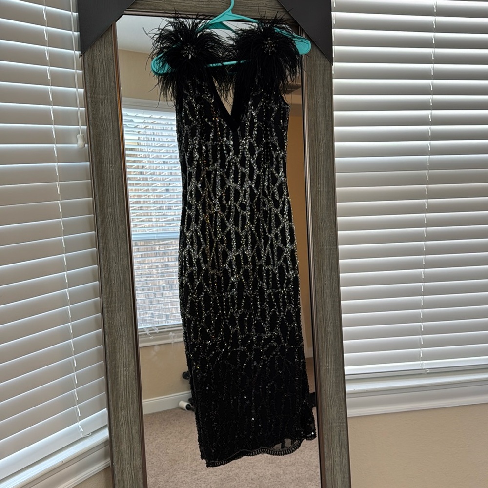 NADINE MERABI MIDI DRESS